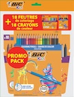 Lot de 2 pochettes de coloriage - BIC KIDS à 4,49 € dans le catalogue Intermarché Hyper
