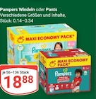 Windeln Angebote von Pampers bei GLOBUS Erlangen für 18,88 €