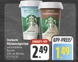 Milchmischgetränk Skinny Latte Angebote von Starbucks bei E center Amberg für 1,49 €