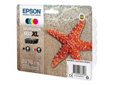 Epson 603XL Etoile de mer - pack de 4 - noir, cyan, magenta, jaune - cartouche d'encre originale - Epson en promo chez Bureau Vallée Levallois-Perret à 76,90 €