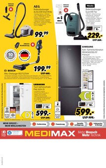 Kühlschrank im aktuellen MEDIMAX Prospekt (Eberswalde) Kühlschrank im MEDIMAX Prospekt "HERBSTMAX" mit 8 Seiten (Eberswalde)