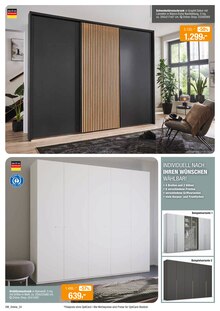 Kleiderschrank im Opti-Wohnwelt Prospekt "Aktuelle Angebote" mit 36 Seiten (Bremen)