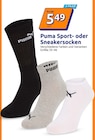 Sport- oder Sneakersocken im Action Prospekt Sport- oder Sneakersocken von Puma im aktuellen Action Prospekt für 5,49 €