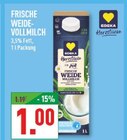Frische Weide-Vollmilch Angebote von Edeka bei Marktkauf Wuppertal für 1,00 €