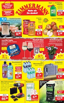 Waschmittel im Zimmermann Prospekt "Aktuelle Angebote" mit 10 Seiten (Bremerhaven)