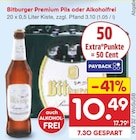 Aktuelles Bitburger Premium Pils oder Alkoholfrei Angebot bei Netto Marken-Discount in Rüsselsheim ab 10,49 €