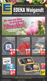 Aktueller EDEKA Prospekt "Wir lieben Lebensmittel!" Seite 1 von 26 Seiten für Kitzingen