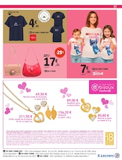T-Shirt Angebote im Prospekt "LA fête des MAMANS" von E.Leclerc auf Seite 17