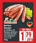 Berliner Knacker von Bauern Gut für 1,79 € bei EDEKA im Angebot Berliner Knacker von Bauern Gut im aktuellen EDEKA Prospekt