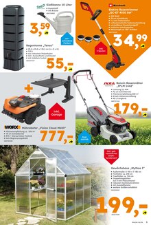 Rasenmäher im Globus-Baumarkt Prospekt "Immer eine Idee besser" mit 16 Seiten (Rostock)