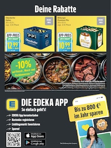 Bier im aktuellen EDEKA Prospekt (Rostock) Bier im EDEKA Prospekt "Top Angebote" mit 7 Seiten (Rostock)