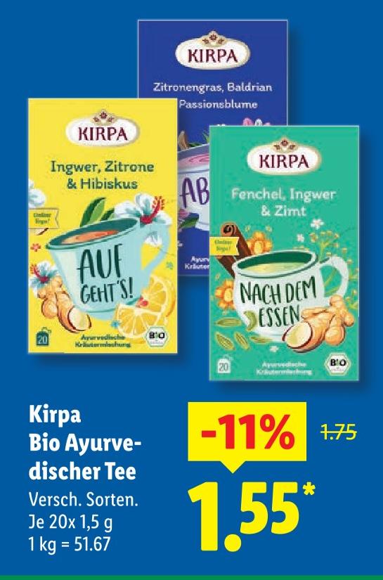 Bio Ayurvedischer Tee