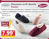 Chaussons en fil chenille femme à Norma dans Bischheim Chaussons en fil chenille femme à Norma dans Bischheim