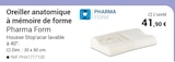 Oreiller anatomique à mémoire de forme - Pharma Form en promo chez Technicien de Santé Oreiller anatomique à mémoire de forme - Pharma Form dans le catalogue Technicien de Santé