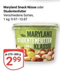Snack Nüsse im Angebot bei GLOBUS in Duisburg Snack Nüsse Angebote von Maryland bei GLOBUS Duisburg für 2,99 €