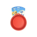 Promo Transport Chien - Gamelle de voyage en silicone rouge - 1000 ml à 5,59 € dans le catalogue Médor et Compagnie à Aubagne