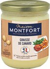 GRAISSE DE CANARD - MAISON MONTFORT en promo chez Auchan Supermarché Brive-la-Gaillarde à 3,20 €