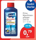 Maschinenpfleger im Angebot bei budni in Hamburg Maschinenpfleger Angebote von Priva bei budni Hamburg für 0,79 €
