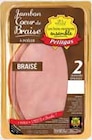 Jambon Coeur de Braise à Poêler - PETITGAS en promo chez Intermarché Jambon Coeur de Braise à Poêler - PETITGAS dans le catalogue Intermarché