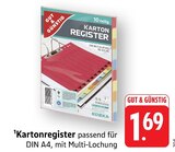 Kartonregister im aktuellen Prospekt bei EDEKA in Beckingen