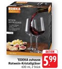 Rotwein-Kristallgläser bei E center im Hohberg Prospekt für 5,99 €