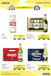 Warsteiner im METRO Prospekt in Mannheim Aktueller METRO Prospekt mit Warsteiner, "Wochenengebote Händler + Gewinnspiel + Händler Mix", Seite 6