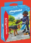 Policier avec chien de détection spécial plus - PLAYMOBIL - Intermarché à Aix-les-Bains Policier avec chien de détection spécial plus - PLAYMOBIL en promo chez Intermarché Aix-les-Bains à 4,79 €