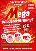 Media-Markt Prospekt für Bernau mit 1 Seite Media-Markt Prospekt für Bernau: "Mega Wiedereröffnung!", 1 Seite, 23.06.2021 - 27.06.2021