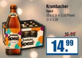 Spezi Angebote von Krombacher bei Zisch Emden für 14,99 €
