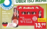 Aktuelles Vollbier Hell Angebot bei Netto Marken-Discount in Freiburg (Breisgau) ab 13,99 €