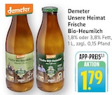 Frische Bio-Heumilch fettarm 1,8% im Angebot bei EDEKA in Koblenz Frische Bio-Heumilch fettarm 1,8% Angebote von Demeter bei EDEKA Koblenz für 1,79 €