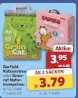 Garfield Katzenstreu oder Grain-cat Naturklumpstreu im Angebot bei combi in Löhne Garfield Katzenstreu oder Grain-cat Naturklumpstreu Angebote von Garfield bei combi Löhne für 3,79 €