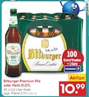 Premium Pils oder Herb 0,0% von Bitburger im aktuellen Netto Marken-Discount Prospekt für 10,99 €