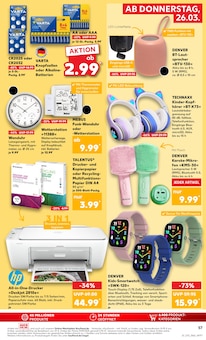 Soundbar Angebot im Kaufland Prospekt, gültig von 26.03.2026 bis 01.04.2026 Soundbar Angebot im aktuellen Kaufland Prospekt auf Seite 57