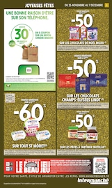Nutella Angebote im Prospekt "-50% DE REMISE IMMÉDIATE SUR LE 2ÈME* SUR LES CHOCOLATS CHAMPS-ÉLYSÉES LINDT" von Intermarché Express auf Seite 5