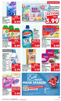 Waschmittel im Kaufland Prospekt "Aktuelle Angebote" mit 52 Seiten (Bergisch Gladbach)