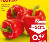 Paprika rot im aktuellen Netto Marken-Discount Prospekt für 0,49 €