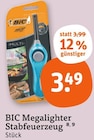 Megalighter Stabfeuerzeug Angebote von BIC bei tegut Stuttgart für 3,49 €