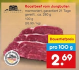 Roastbeef vom Jungbullen Angebote von Gut Ponholz bei Netto Marken-Discount Neunkirchen für 2,69 €