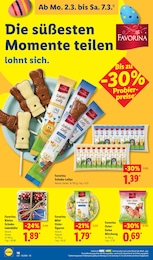 Lidl Schokolade im Prospekt 