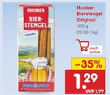 Bierstengel Original im Angebot bei Netto Marken-Discount in Witzenhausen Bierstengel Original Angebote von Huober bei Netto Marken-Discount Witzenhausen für 1,29 €