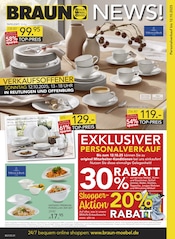 Aktueller BRAUN Möbel-Center Möbel & Einrichtung Prospekt in Ottenhöfen und Umgebung, "BRAUN NEWS" mit 16 Seiten, 08.10.2025 - 25.10.2025