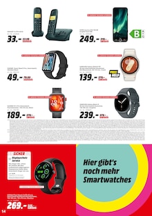 Smartwatch Angebot im aktuellen MediaMarkt Saturn Prospekt auf Seite 14