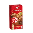 Tablettes de chocolat "Lot de 2" - CÔTE D'OR en promo chez Carrefour Carpentras à 5,45 €