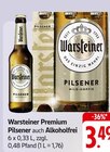 Aktuelles Premium Pilsener auch Alkoholfrei Angebot bei E center in Villingen-Schwenningen ab 3,49 €