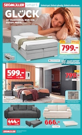Schlafzimmer im Segmüller Prospekt in Pulheim Aktueller Segmüller Prospekt mit Schlafzimmer, "Glück gibt’s zum mitnehmen", Seite 6