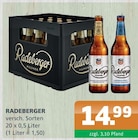 RADEBERGER im Angebot bei Getränke A-Z in Oranienburg RADEBERGER Angebote von Radeberger bei Getränke A-Z Oranienburg für 14,99 €