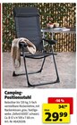 Camping- Positionsstuhl im Angebot bei Hagebaumarkt in Mönchengladbach Camping- Positionsstuhl Angebote bei Hagebaumarkt Mönchengladbach für 29,99 €
