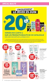 Catalogue Super U de la semaine "Super U" avec 2 pages, valide du 23/06/2026 au 05/07/2026 pour Chabris et alentours Prospectus Super U de la semaine "Super U" avec 2 pages, valide du 23/06/2026 au 05/07/2026 pour Chabris et alentours