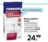 Bodenausgleichsmasse von Fundamo im aktuellen Hellweg Prospekt für 24,99 €